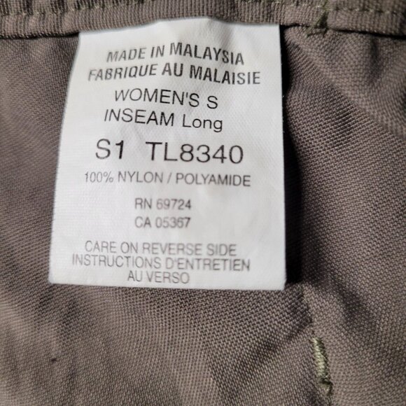 Columbia Women's Hiking Pants (S Long) Olive-Brown Pockets Zip-Off Legs - Picture 6 of 8